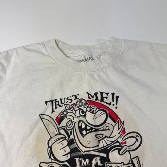 2011 Del Sol Color Change Youth Small Roatan Honduras Pirate T Shirt White - Picture 4 of 12